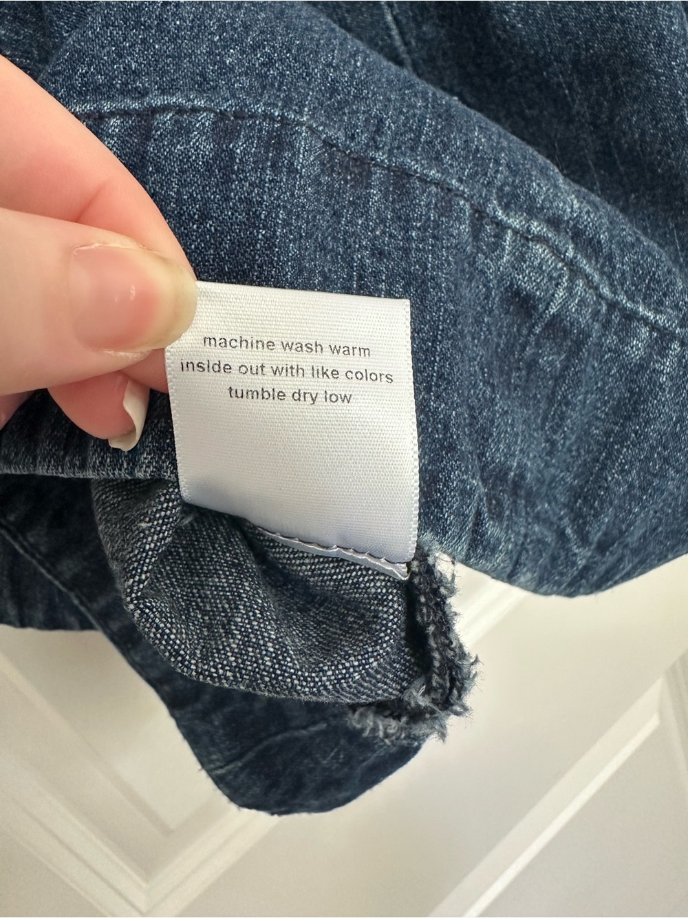 Rachel Comey Denim Cropped Ravine Top - Picture 5 of 5